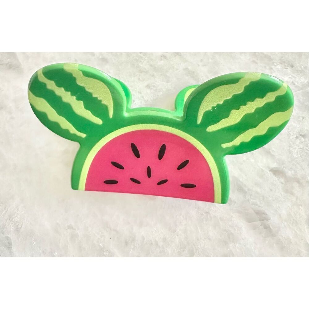 Disney Mickey Mouse hot pink and green watermelon hair claw